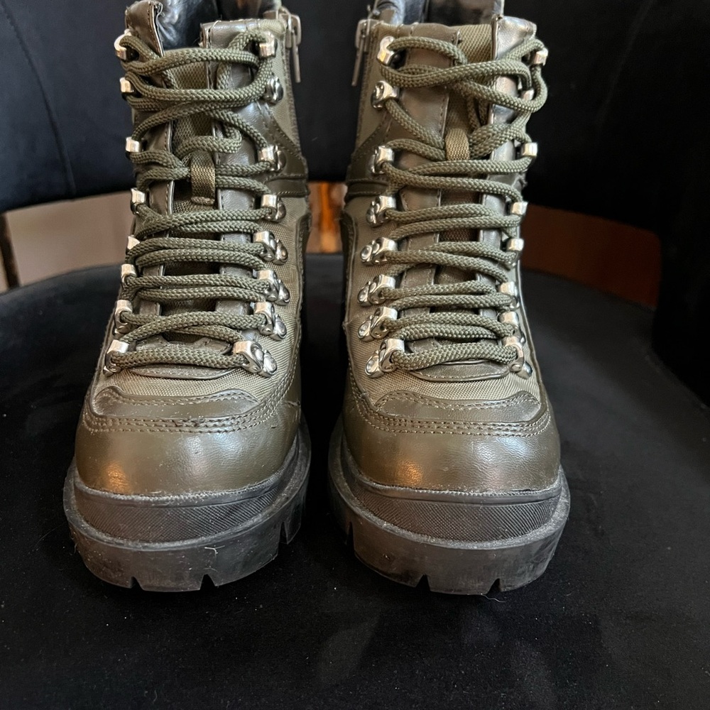 Jeffrey Campbell Olive Green Boots